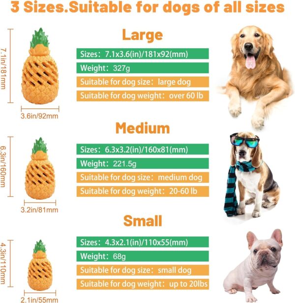 Dog Toys For Dogs Pineapple Dog Chew Toys For Aggressive Chewers Indestructible Dog Toys For Aggressive Chewers Dog Toys For Aggressive Chewers - Image 6