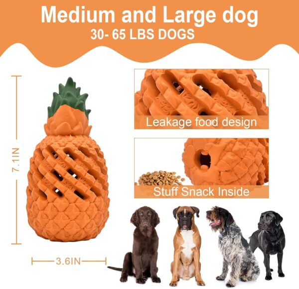 Dog Toys For Dogs Pineapple Dog Chew Toys For Aggressive Chewers Indestructible Dog Toys For Aggressive Chewers Dog Toys For Aggressive Chewers - Image 2