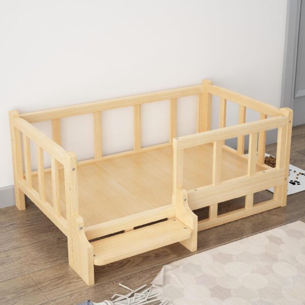 Bed Summer Wooden Wooden Bed Pet Dog Bed - Image 10